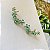 Brinco Ear Cuff flores cravejadas - Imagem 1