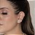 Brinco Ear Cuff corações em zircônias - Imagem 3