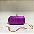 Clutch metalizada com detalhe em strass - Imagem 4