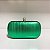Clutch metalizada com detalhe em strass - Imagem 1