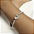 Pulseira riviera detalhe coração em cristal - Imagem 2