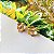 Brinco flor lisa detalhe zircônia - Imagem 2