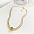 Choker zircônia baguete com inicial removível - Imagem 1