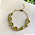 Pulseira cristais verde lima com zircônias - Imagem 1