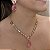 Colar cristais cravejados e gota fusion - Imagem 3