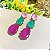 Brinco gotas fusion cravejadas - Imagem 1