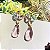 Brinco gotas em cristais candy colors - Imagem 1