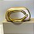 Clutch acetinada detalhe em metal - Imagem 1