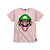 Camiseta Infantil Premium Estampada Em Alta Definição Com Qualidade 4K 100% Algodão Confortável Bigode Verde - Imagem 4