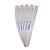 Pacote 50 Lixas Boomerang Azul (100/180) com Régua - Honey Girl - Imagem 2