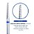Broca Agulhada Corte Espiral Tungstenio T63-M - Faixa Azul - Bluwe - Imagem 2