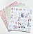 Kit de Papel para Scrapbooking Carina Sartor Coleção Waiting For com 5 folhas - Imagem 1
