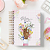 caderno Versiculos capa floral - Imagem 2