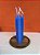 Kit 3 velas decorativas cilíndricas azul - Imagem 1
