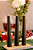 Kit 3 velas decorativas cilíndricas verde - Imagem 2