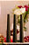 Kit 3 velas decorativas cilíndricas verde - Imagem 1