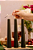 Kit 3 velas decorativas cilíndricas verde - Imagem 5