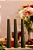 Kit 3 velas decorativas cilíndricas verde - Imagem 4