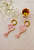 Porta guardanapo Macrame rosa - Imagem 1