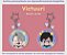 Chaveiro Yuri!!! On Ice (VictorxYuuri) - Imagem 1
