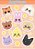 Cartela de adesivos - Ateez / Aniteez - Imagem 1