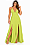 VESTIDO LONGO VERDE LIMÃO - Imagem 1
