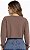 MOLETOM CROPPED MARROM - Imagem 2