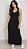 VESTIDO PRETO LINHAS - Imagem 1