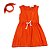 Vestido Fresh Ferrugem + Faixa - Imagem 1