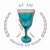 TAÇA AZUL DESENHADA  - MODELO 1 - Imagem 4