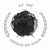 FLOR DE CABELO VELUDO - PRETO - Imagem 1