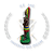 IMAGEM GESSO CABOCLO 20CM - CABOCLO LUA - Imagem 3