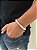Pulseira Hawlita Branca/ Pedra Natural - Imagem 2
