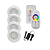 Kit 4 LEDs - Coloridos 9W com Controladora e Fonte 12V - Imagem 1