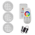 Kit 3 LEDs RGB - Coloridos 18W com Controladora e Fonte 12V - Imagem 1