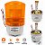 Sinaleiro Giroflex Giroled 10w 24vdc Amarelo Âmbar Ip66 - Imagem 2