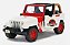 Miniatura Jeep Wrangler Jurassic Park 1:32 Jada Toys - Imagem 3