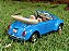 Miniatura Fusca Azul Conversível 1:24 Welly - Imagem 4
