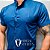 Camisa Social Azul bebe -  Gola Padre - Imagem 1
