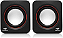 Caixa de Som Speaker 3W 2.0 USB C3Tech SP-301 Preta - Imagem 1