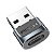 Adaptador Tipo-C para USB-AM 3.0A ROCK RBC0610 Cinza Espacial - Imagem 1