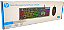 Kit Teclado e Mouse Gamer USB HP KM300F Iluminação Multicores Original - Imagem 4