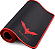 Mousepad Gaming 30x90cm Havit HV-MP830 Vermelho/Preto - Imagem 4
