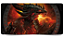 Mousepad Gamer 70x25cm Exbom MP-7035C Dragão de fogo - Imagem 1