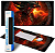 Mousepad Gamer 70x25cm Exbom MP-7035C Dragão de fogo - Imagem 3