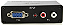 Conversor Adaptador VGA p/ HDMI c/ Áudio Knup KP-3458 Preto - Imagem 2