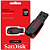 Pen Drive 128GB USB SanDisk Cruzer Blade Preto/Vermelho Original - Imagem 3