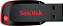 Pen Drive 128GB USB SanDisk Cruzer Blade Preto/Vermelho Original - Imagem 1