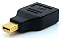 Adaptador Mini Displayport x Displayport Plus Cable Preto - Imagem 1