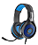 Headset Gamer USB C/Microfone DHE-8010 HP Preto/Azul - Imagem 1